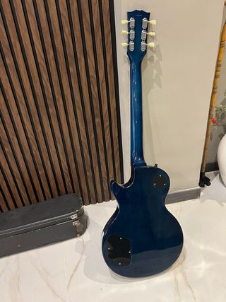 Guitarra Eléctrica Tipo Les Paul Azul