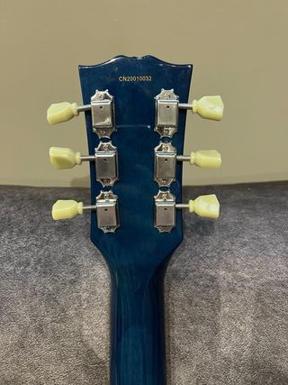 Guitarra Eléctrica Tipo Les Paul Azul