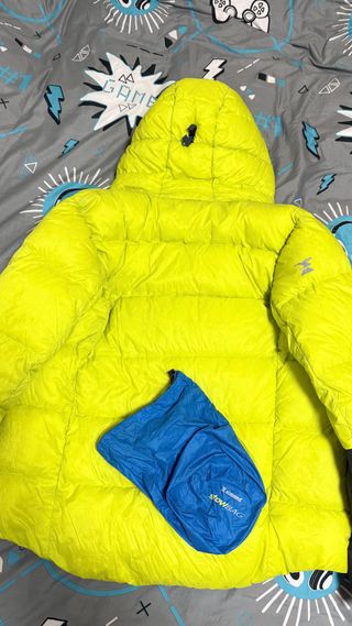 Chaqueta de Plumas Simond Amarilla y Azul