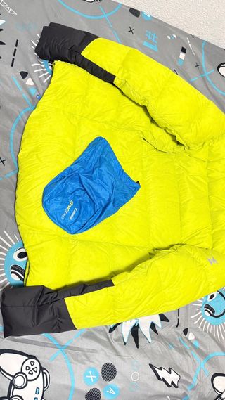 Chaqueta de Plumas Simond Amarilla y Azul