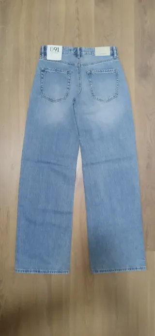 Pantalón Stradivarius D91 Low Wide Talla 32