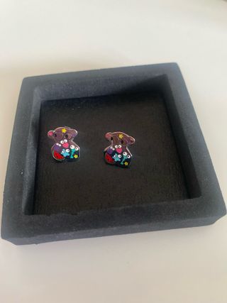 Pendientes Tous Oso Multicolor