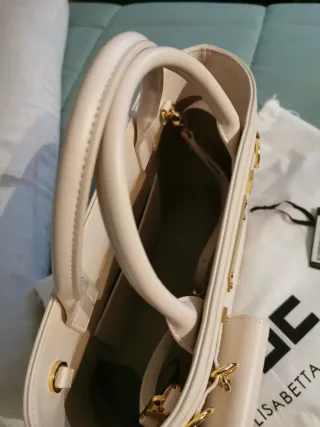 Borsa Elisabetta Franchi Beige Oro