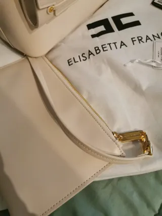 Borsa Elisabetta Franchi Beige Oro