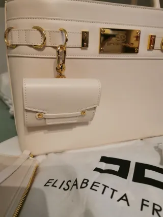 Borsa Elisabetta Franchi Beige Oro
