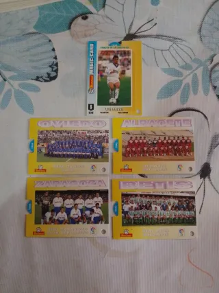 5 Cromos Matutano Liga 94-95