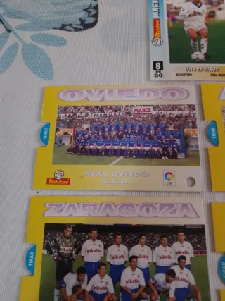5 Cromos Matutano Liga 94-95