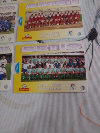 5 Cromos Matutano Liga 94-95