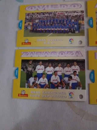 5 Cromos Matutano Liga 94-95
