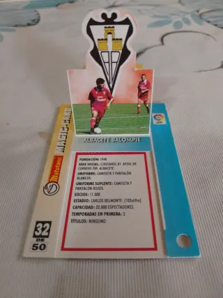 5 Cromos Matutano Liga 94-95
