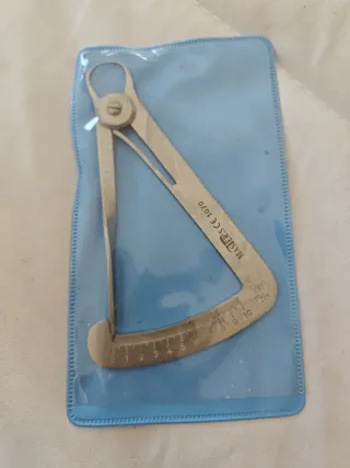 Calibre dental prótesis dental