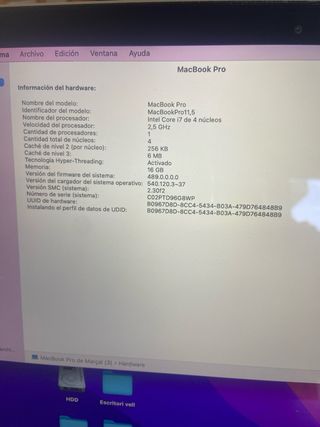 MacBook Pro 15'' 2015 Migliorato