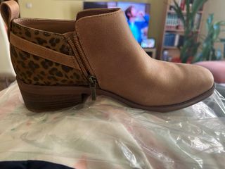 Botines Skechers Marrones Animal Print