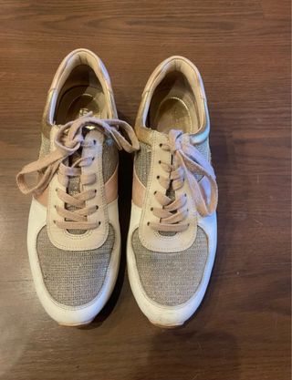 Zapatillas Michael Kors Rosa y Dorado