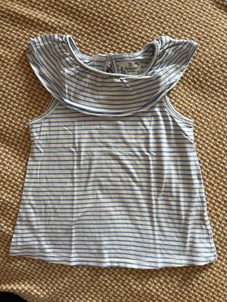 Camiseta niña rayas Talla 7-8