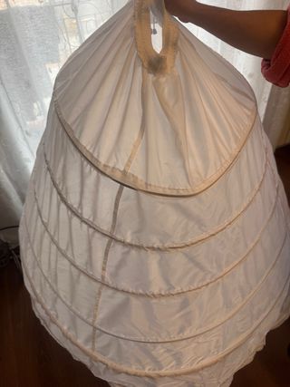 Cancán estilo princesa blanco