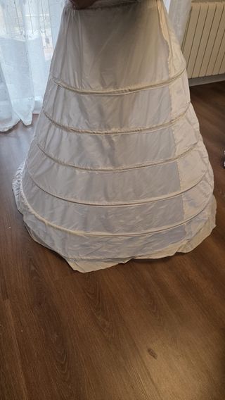 Cancán estilo princesa blanco