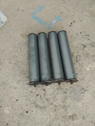 4 Patas Somier Rosca Metal Plástico