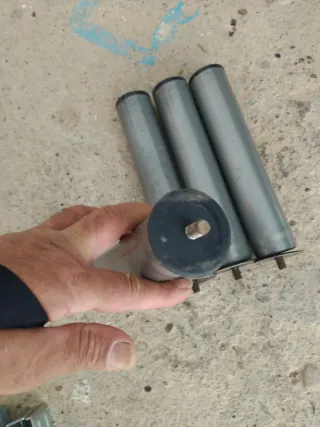 4 Patas Somier Rosca Metal Plástico