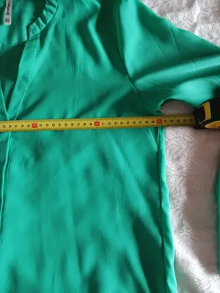 Camisa Stradivarius verde talla M