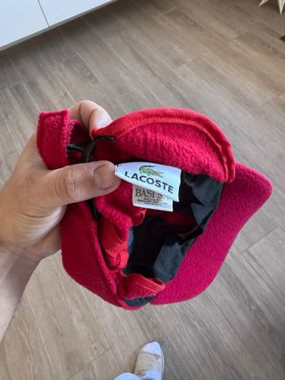 Confezione da 3 cappelli Lacoste in pelle di pecora blu