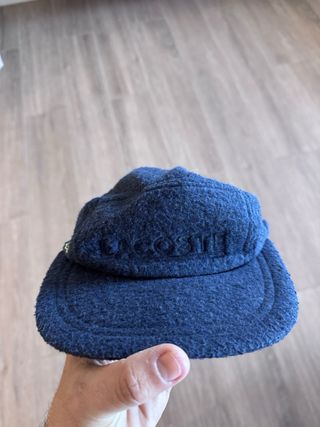 Confezione da 3 cappelli Lacoste in pelle di pecora blu