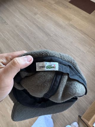 Confezione da 3 cappelli Lacoste in pelle di pecora blu