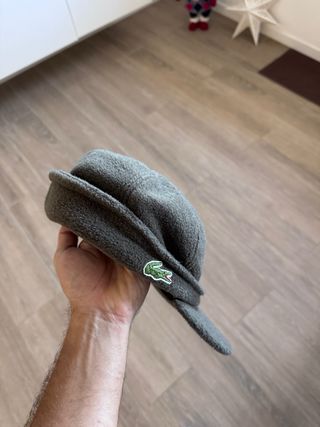 Confezione da 3 cappelli Lacoste in pelle di pecora blu