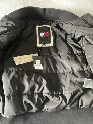 Bomber Tommy Jeans Negra Mujer