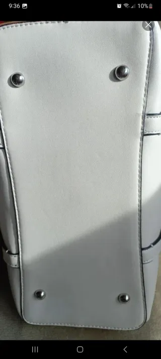 Bolso Parfois marrón y blanco