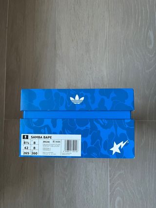Adidas Samba x BAPE Negro Blanco