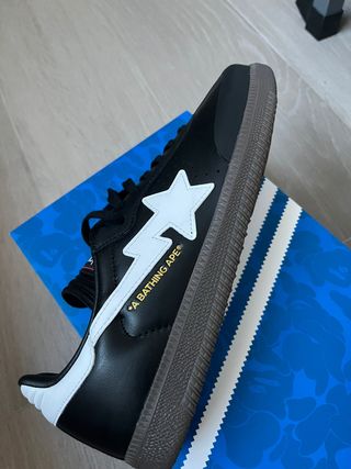 Adidas Samba x BAPE Negro Blanco