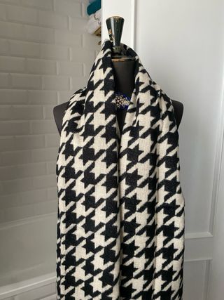 Bufanda Ankel Houndstooth Flecos