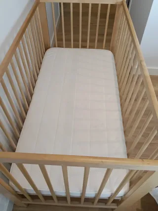 Cuna Gulliver Ikea Madera Natural+regalos