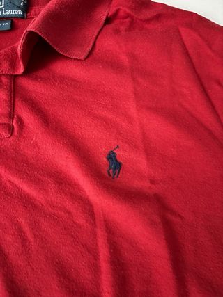 Polo Corto Ralph Lauren Rojo
