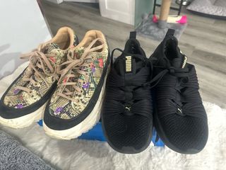 Zapatillas Adidas y Puma multicolor y negro