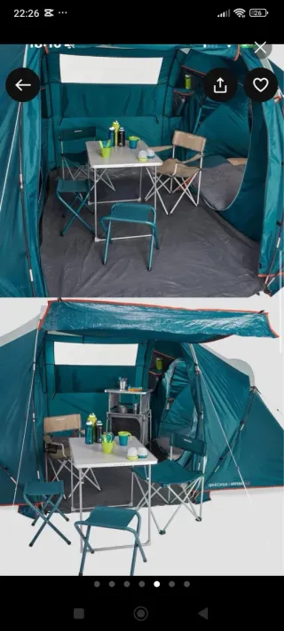 Tienda de campaña NUEVA A ESTRENAR !!Decathlon