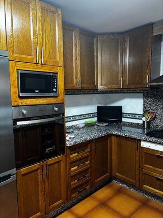 Muebles de cocina madera y metal