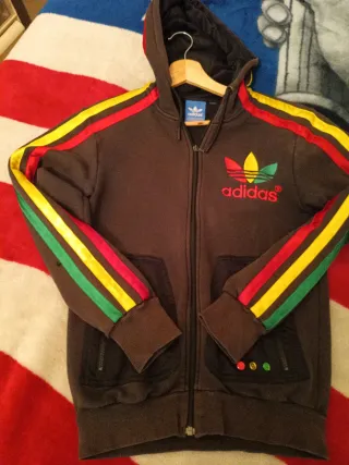 Felpa Adidas Rasta Giacca Adidas Jamaica