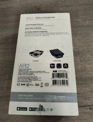 Airselfie 2 - Dron negro - Cámara HD 12MP