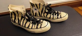 Zapatillas Converse Altas Estampado Cebra
