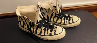 Zapatillas Converse Altas Estampado Cebra