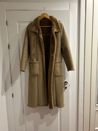 Abrigo Caramelo Piel