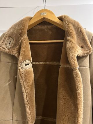 Abrigo Caramelo Piel