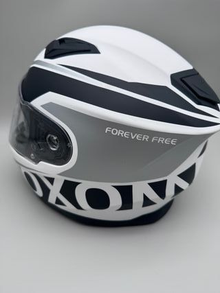 Casco Moto Integral Soxon Racing White, Talla S