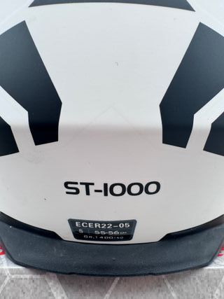 Casco Moto Integral Soxon Racing White, Talla S