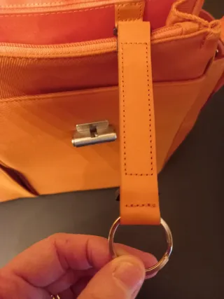 Borsa Piquadro pelle arancione porta documenti