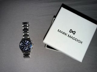 Reloj Mark Maddox Hombre Azul y Plateado