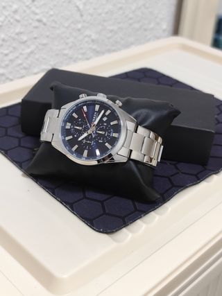 Reloj CURREN Hombre Cronógrafo Azul/Plata