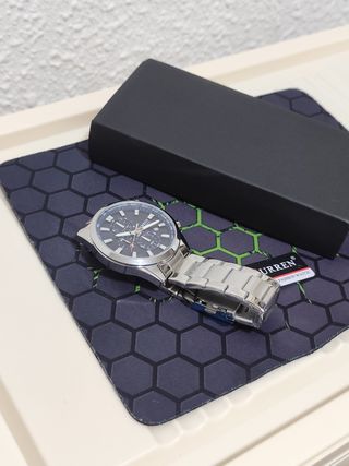 Reloj CURREN Hombre Cronógrafo Azul/Plata